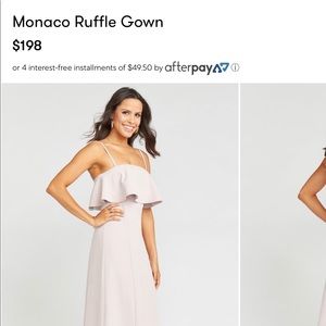 Monaco Ruffle Gown - Show Me Your Mumu
